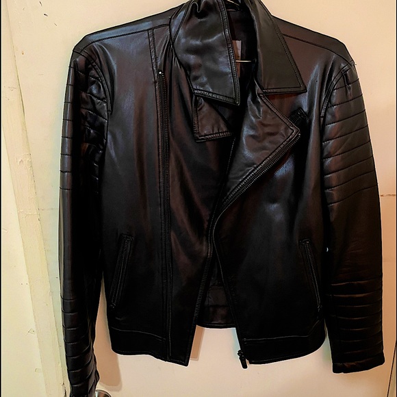 Zara Faux Leather Jacket - Picture 1 of 5